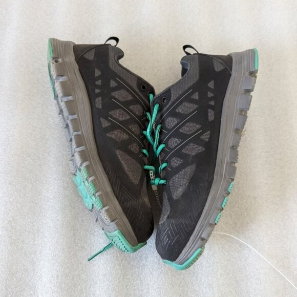 Aggressor Women's Steel Toe Steel Plate Athletic Safety Shoes - Black 8.5 - Picture 5 of 9